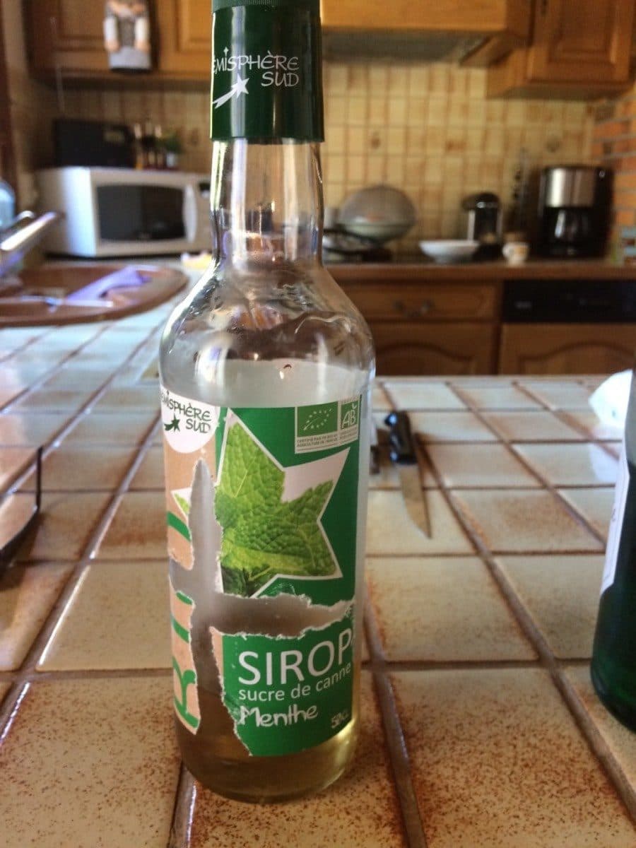 Meneau Sirop de menthe bio packshot