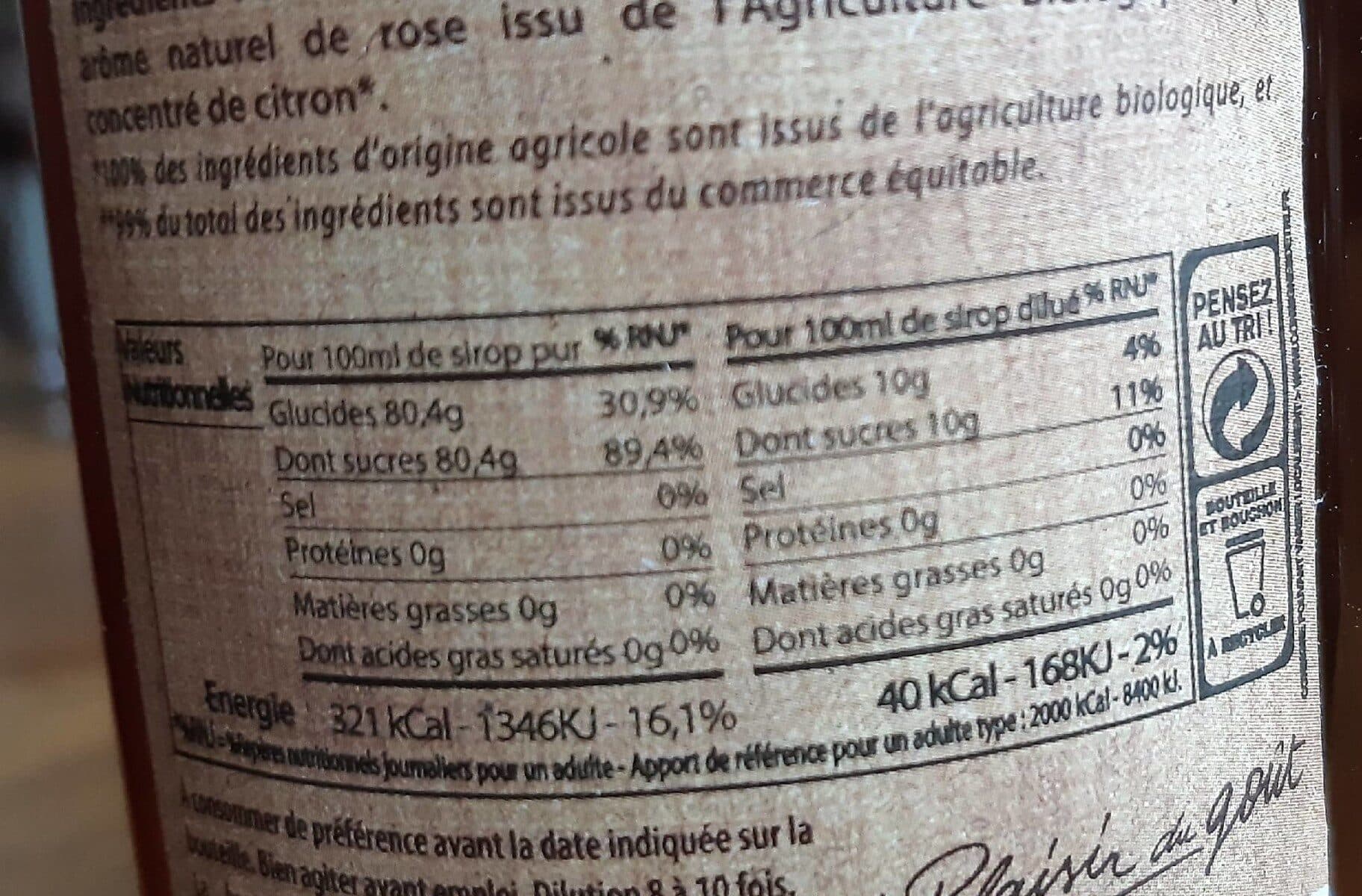 Meneau Sirop Rose packshot