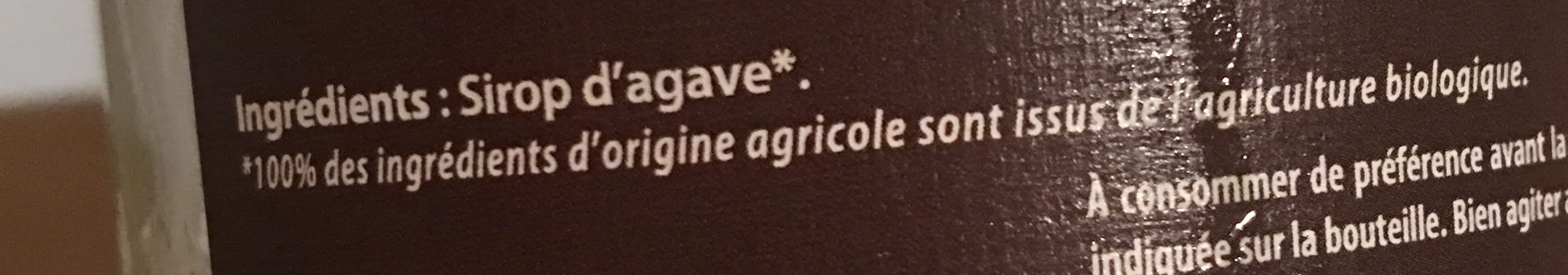 Maison meneau Sirop Agave Neutre packshot