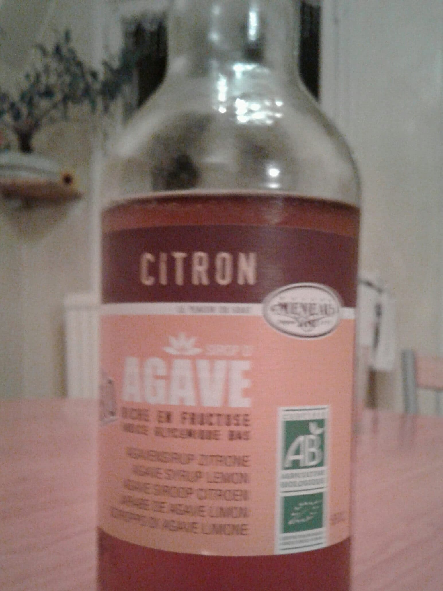 Open Food Facts 50CL Sirop D'agave Citron packshot