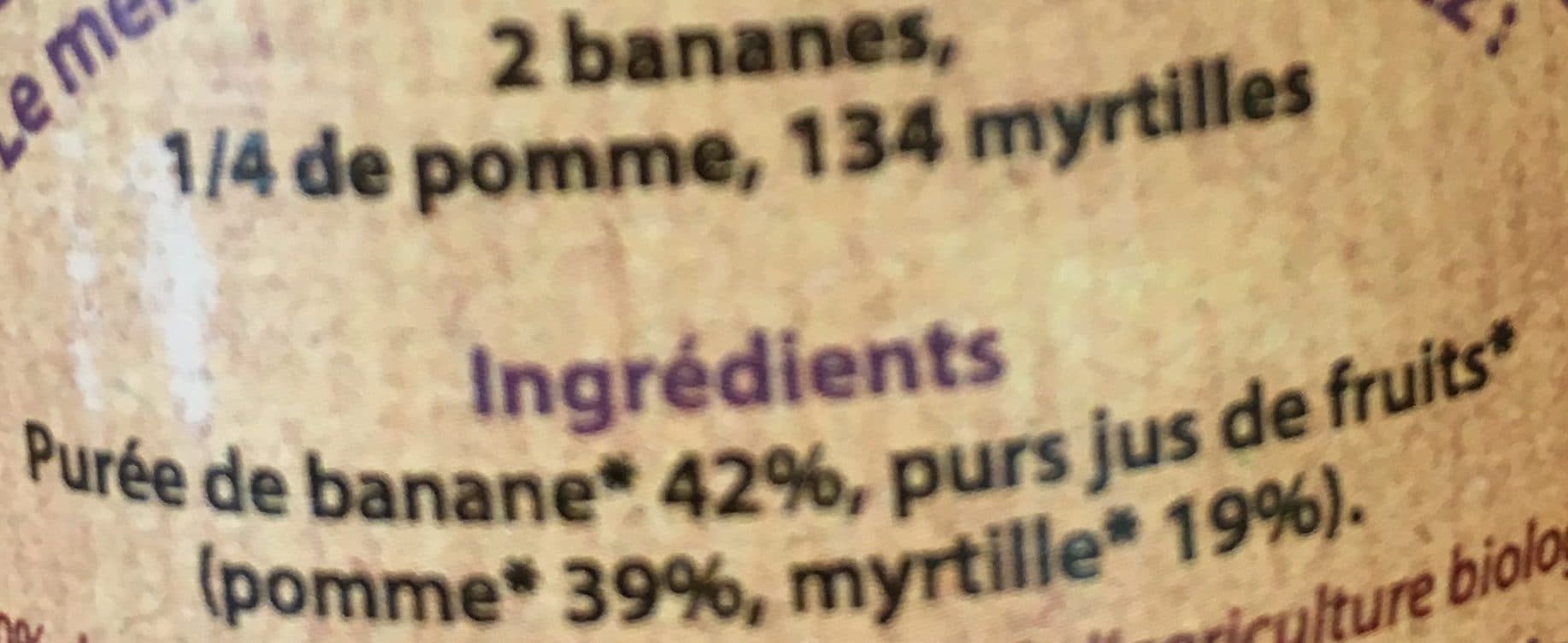Meneau Smoothie Banane / Pommme / Myrtille packshot