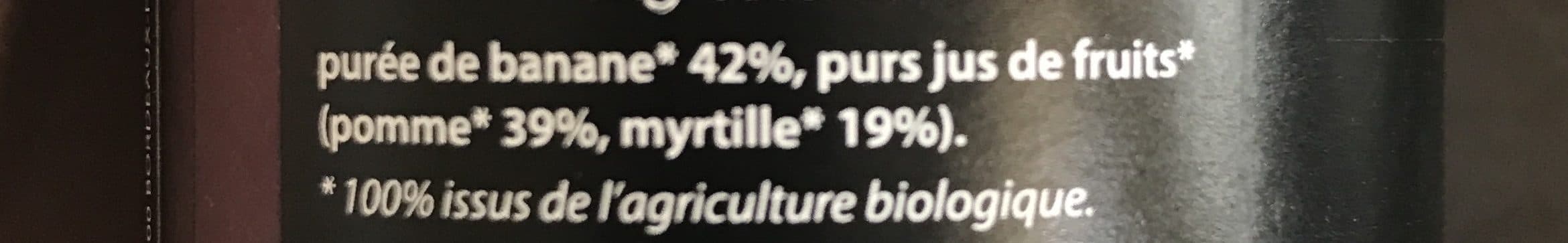 Hémisphère sud Smoothie Banane Pomme Myrtille packshot