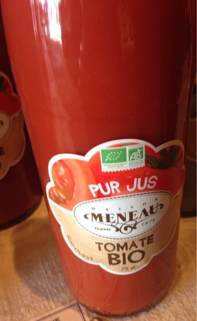 Maison meneau Pur Jus Tomate Bio packshot