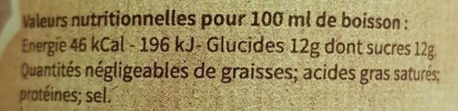 Maison meneau Nectar framboise fraise bio packshot