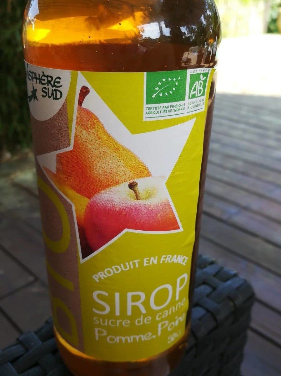 Open Food Facts Sirop sucre de canne Pomme Poire packshot