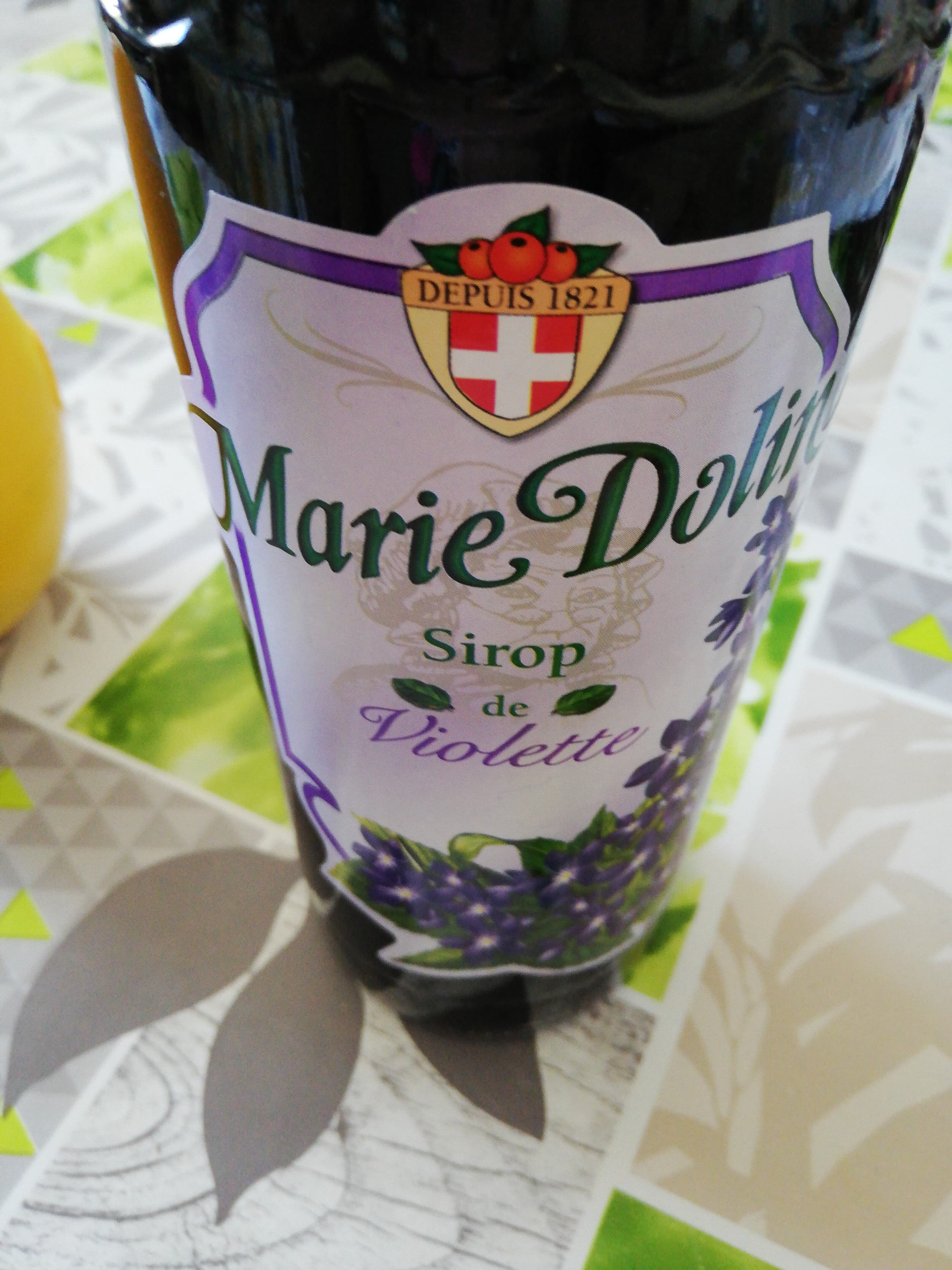 Marie dolin Sirop Violette packshot