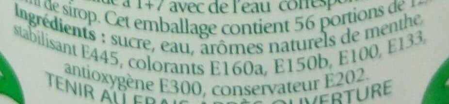 Marie Dolin Sirop de Menthe packshot