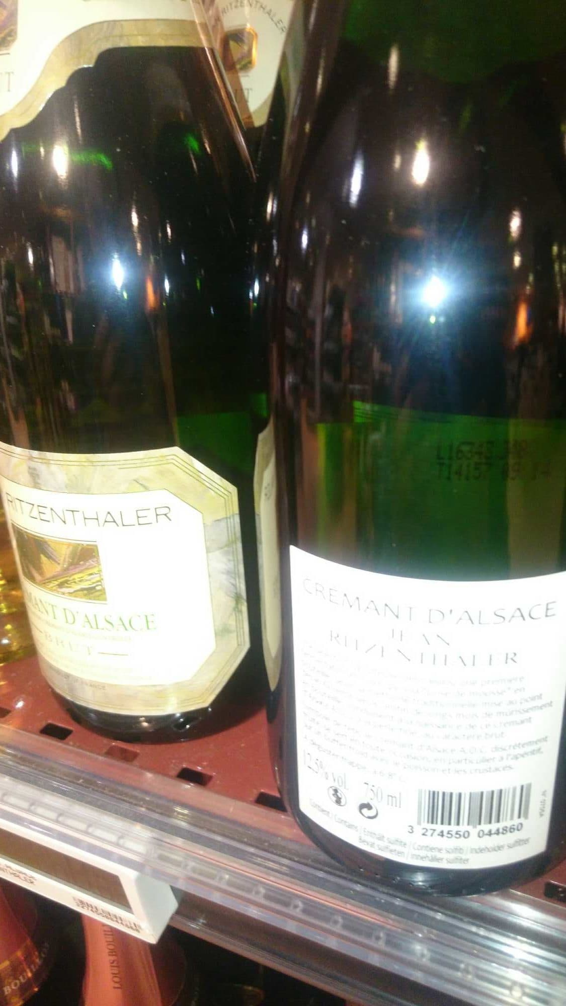 Jean Ritzenthaler Crémant d'Alsace packshot