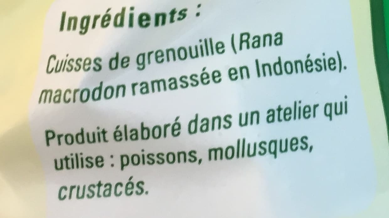 Eurocontact Cuisses de grenouille congelées packshot