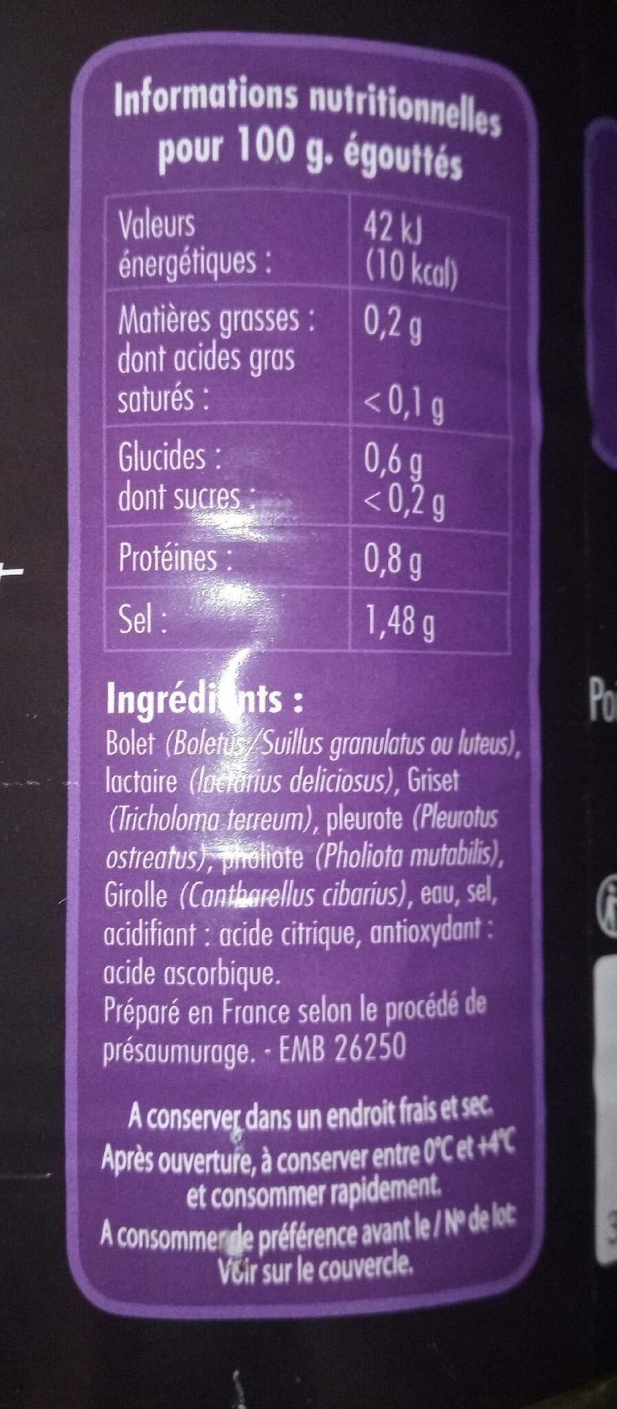 Bontout champignons packshot