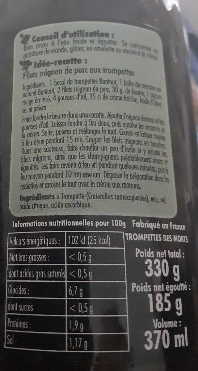 Sélection Bontout Trompettes des morts packshot