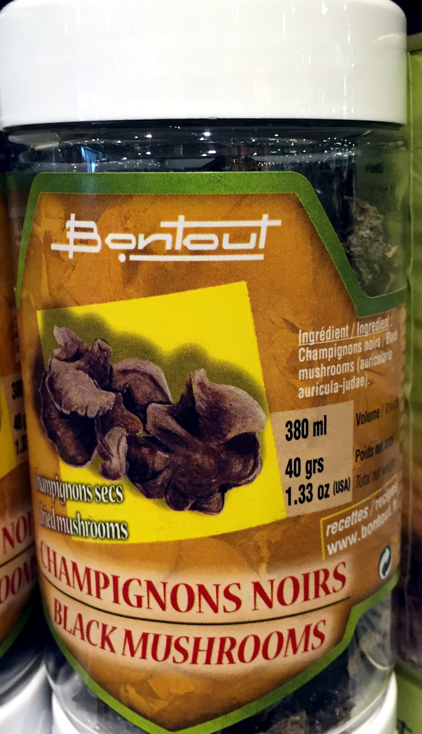 Bontout champignons noirs packshot