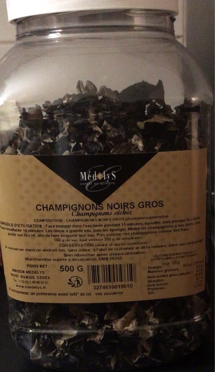 Bontout Champigons noirs gros packshot