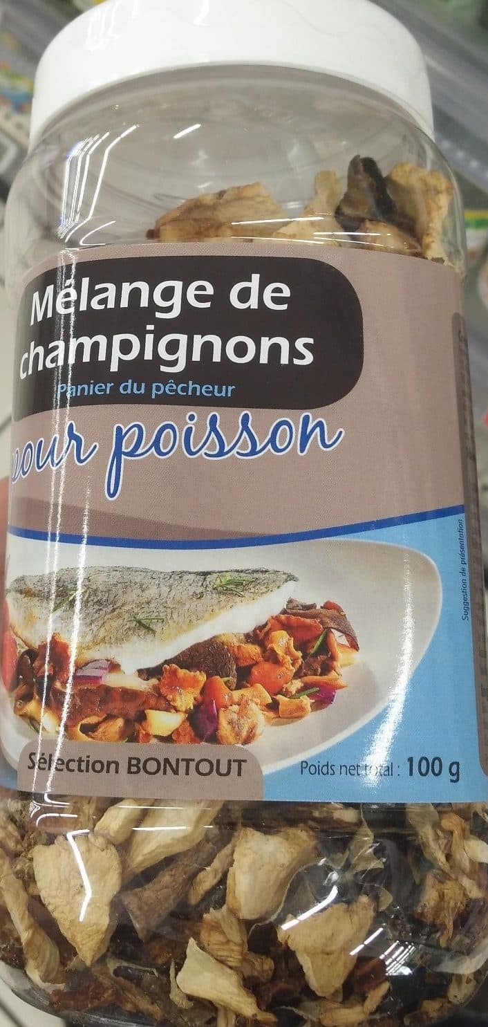 Bontout Mélange de champignons pour poisson packshot
