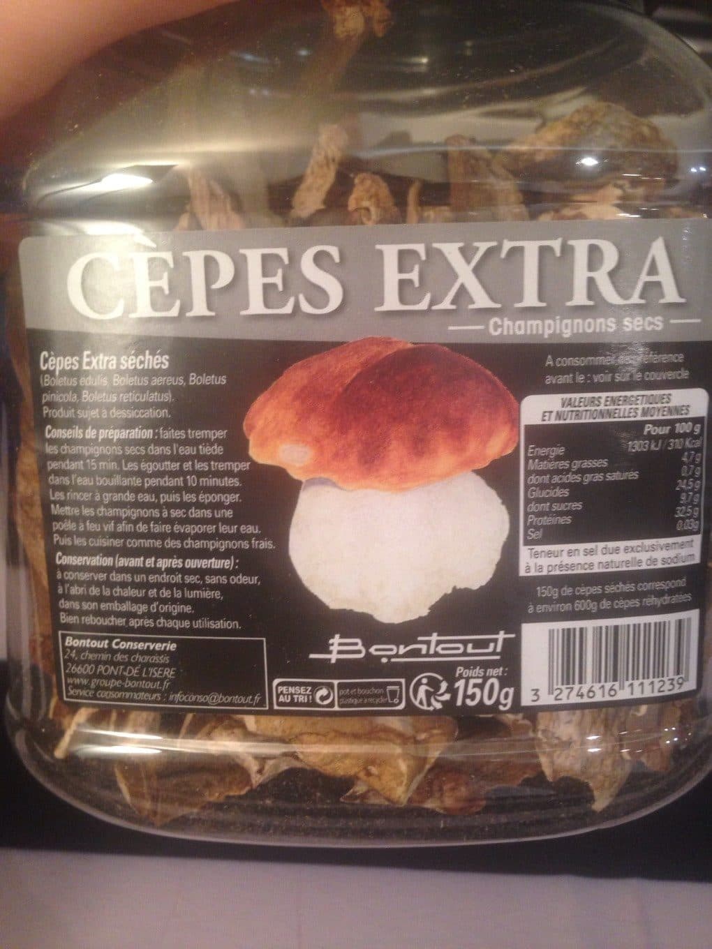 Bontout Cepes extra packshot