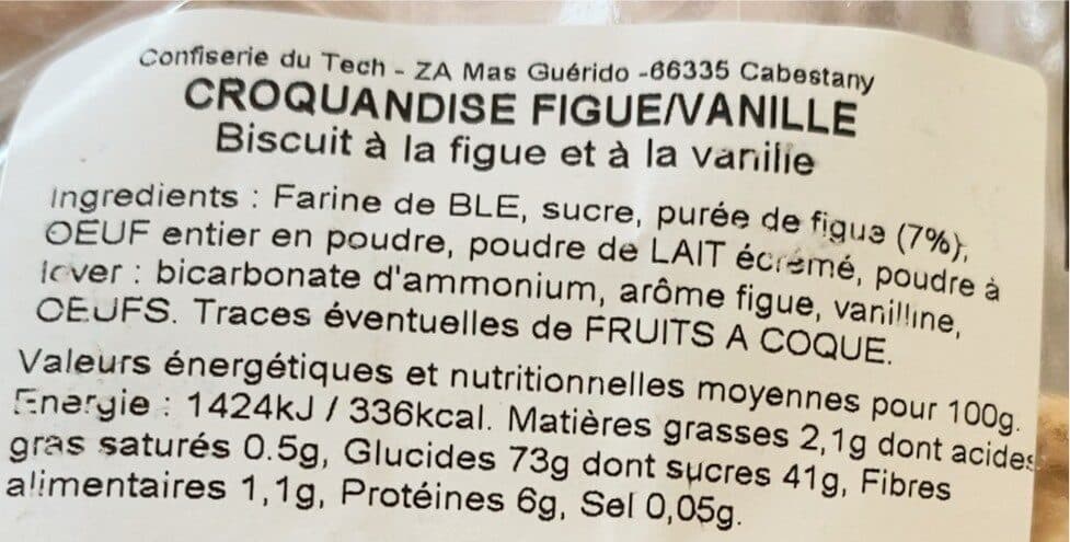 Le Tech Croquandises à la figue packshot