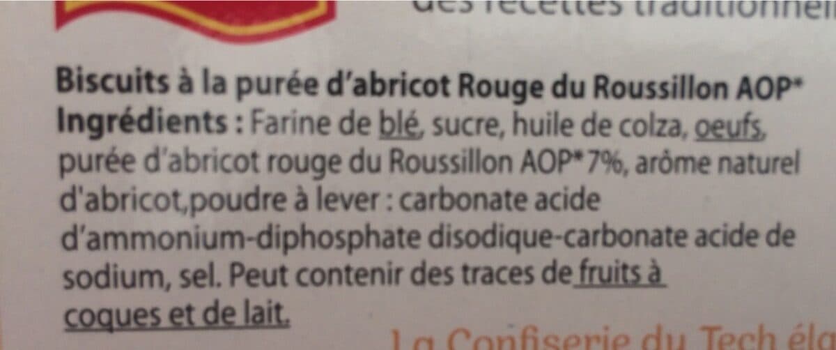 Le Tech COURONNES CATALANES A L'ABRICOT packshot