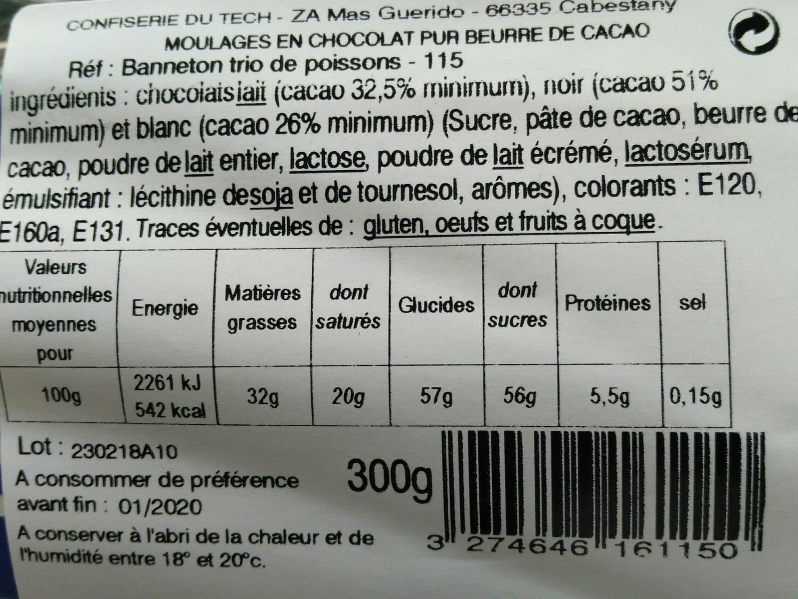 Confiserie du Tech Assortiment de chocolats packshot