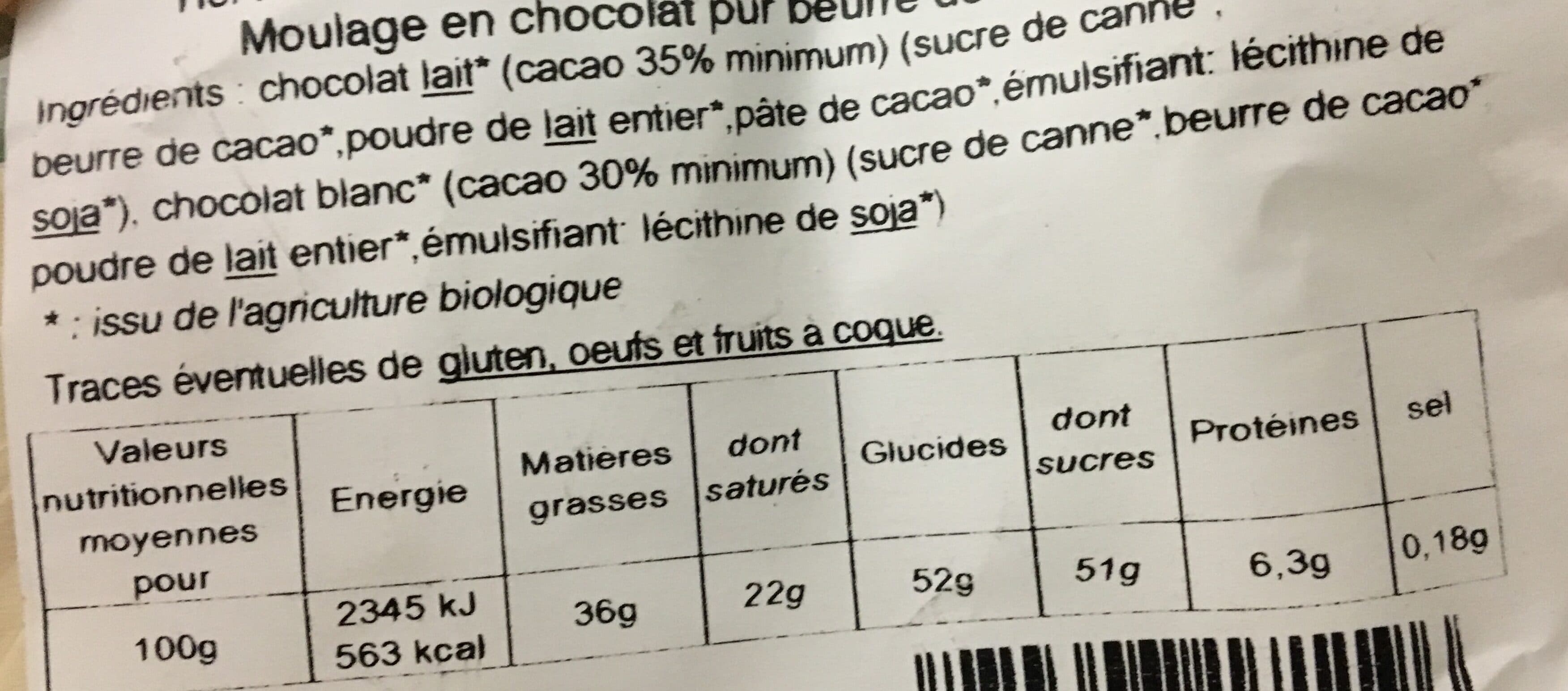 Le Tech Corbeille Père Noël Chocolat au Lait packshot