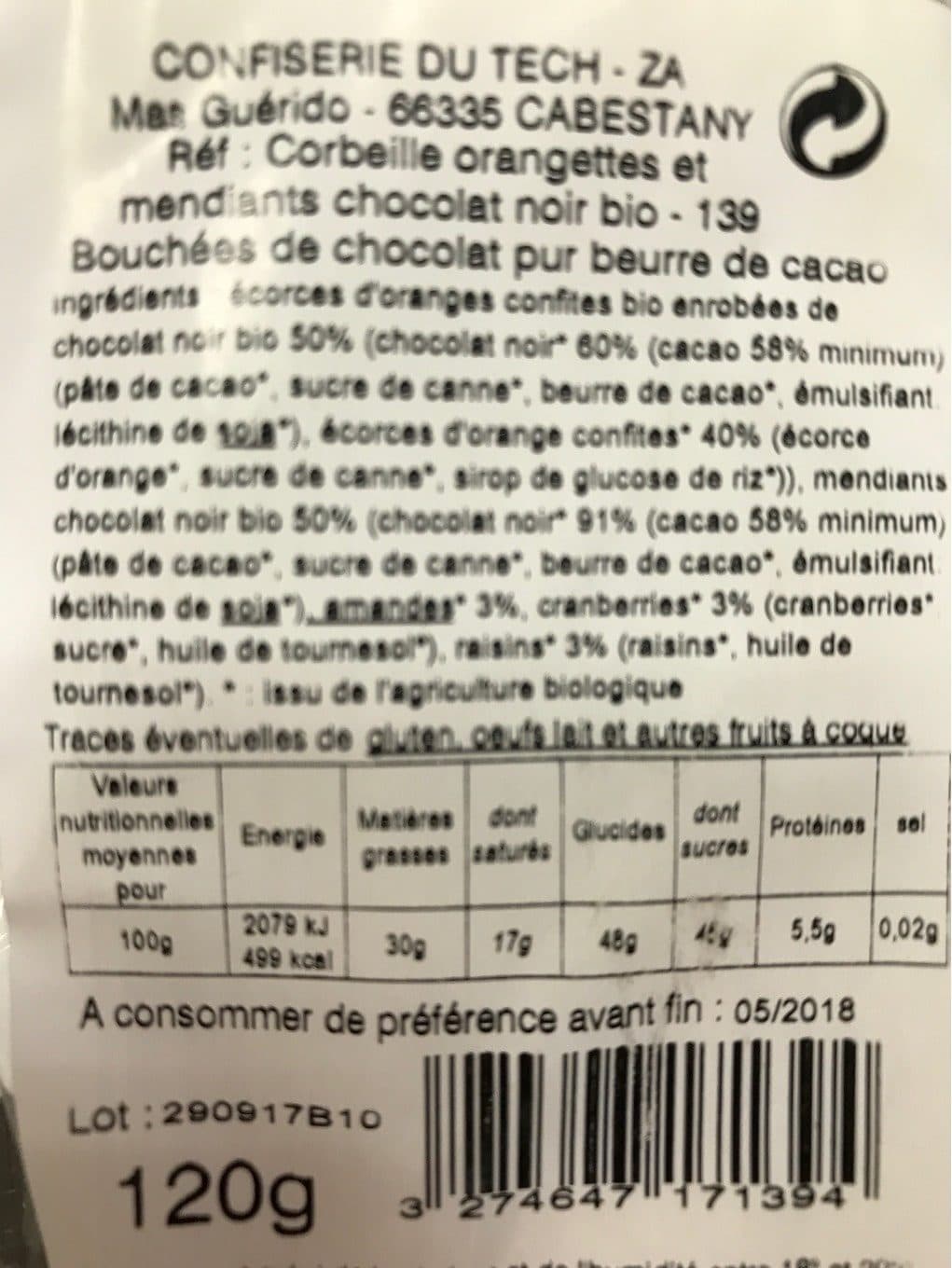 Le Tech Mes delicieux chocolats bio packshot