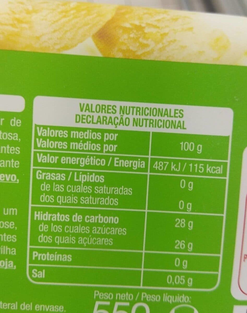 Auchan Sorbete de limón packshot