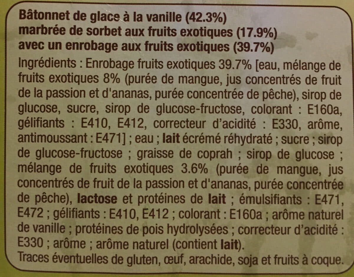 Pilpa Pilpa glace vanille Sun exotique packshot