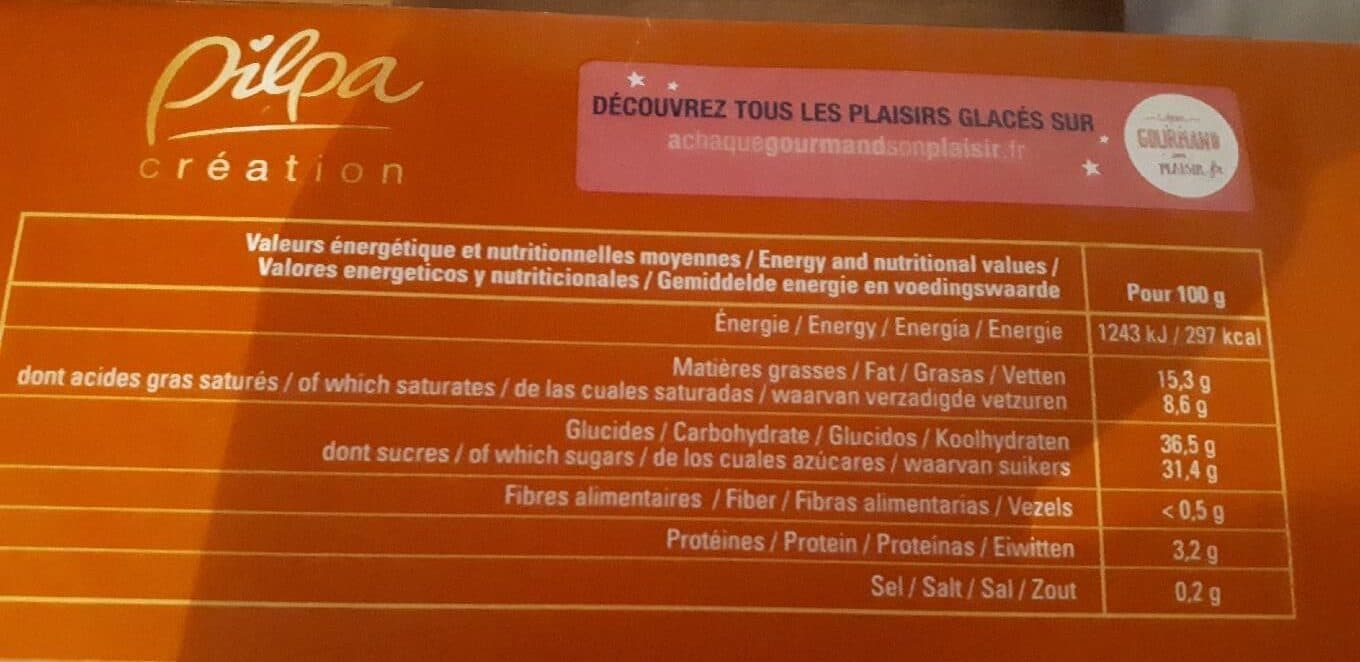 Pilpa Façon caramel fleur de sel packshot