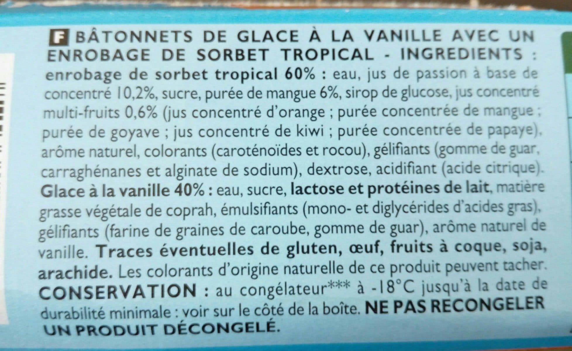 Froneri Oasis Bat Vanil Trop X10 packshot