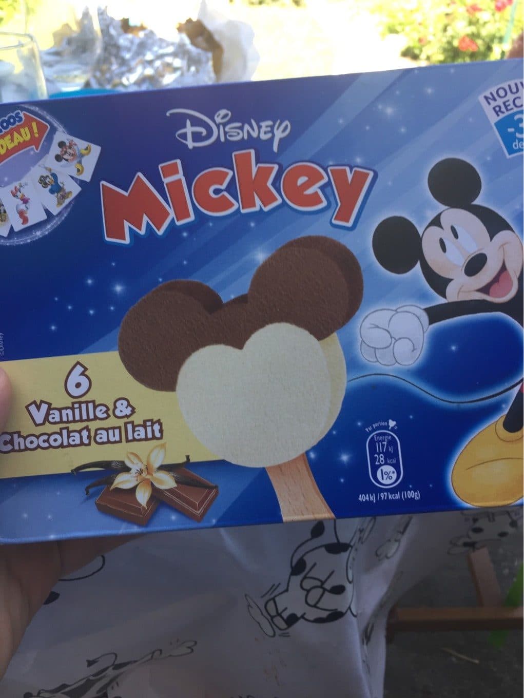 Disney Glaces vanille & chocolat au lait Disney packshot