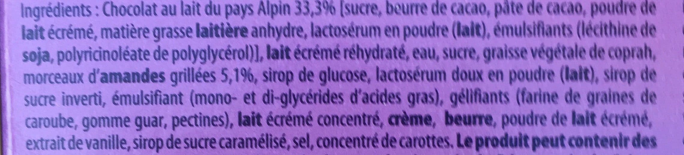 Milka Glace Milka mini vanille amande caramel packshot