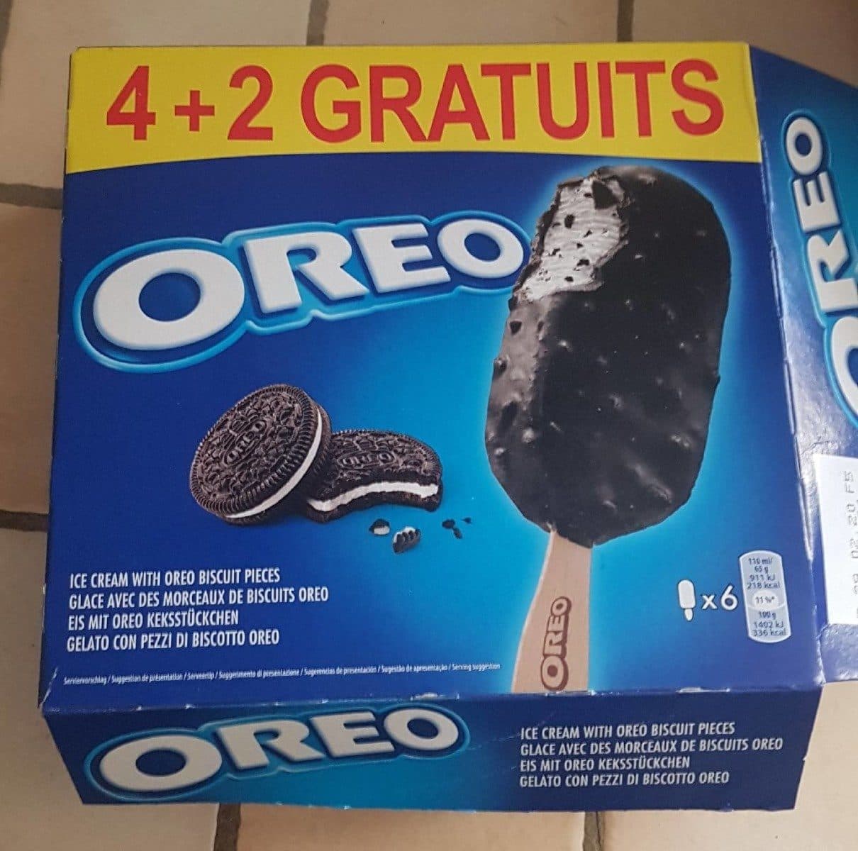 Oreo Glace oreo bâtonnet packshot