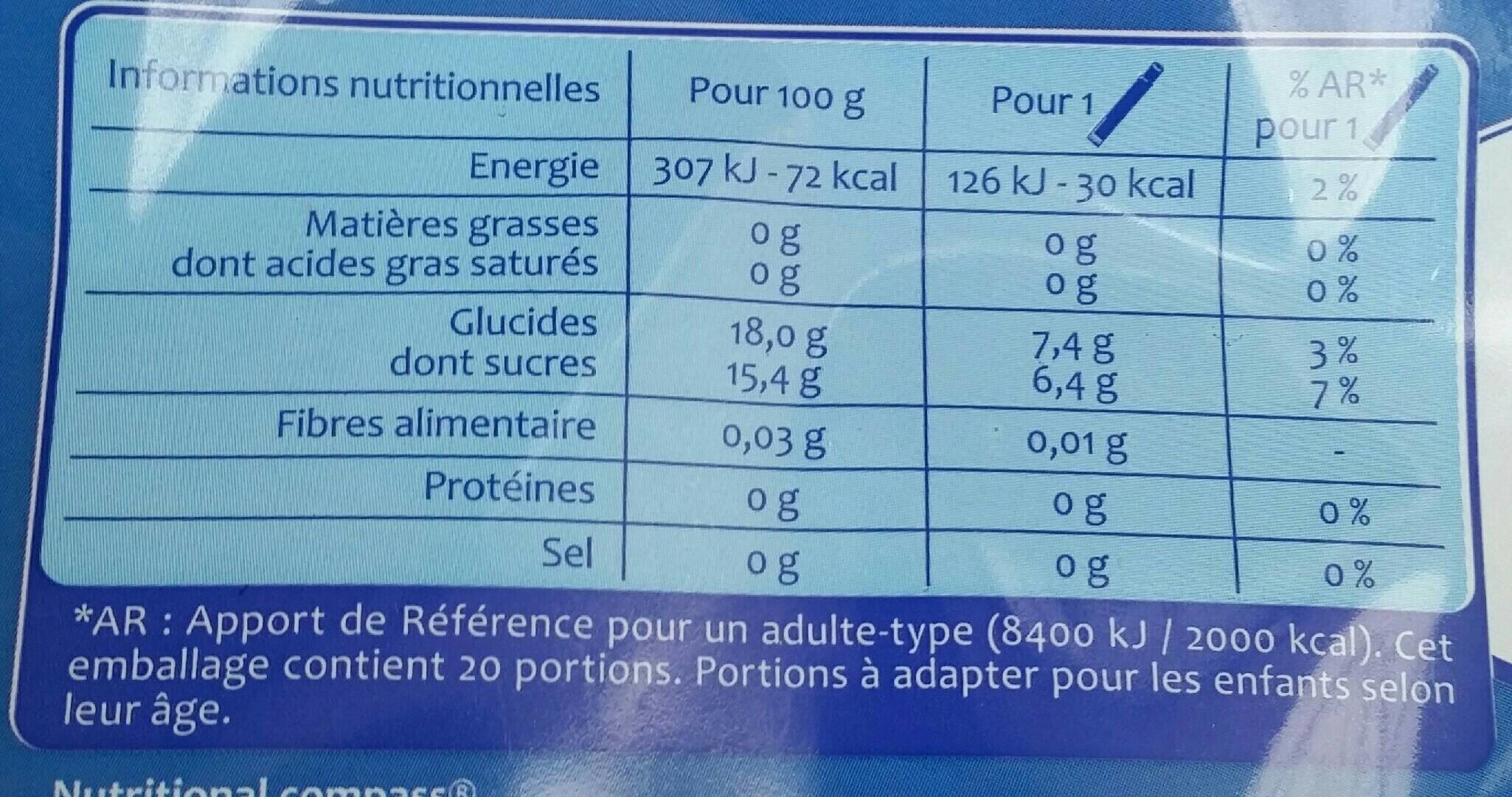 Nestlé Glaçons tubes pirulo packshot