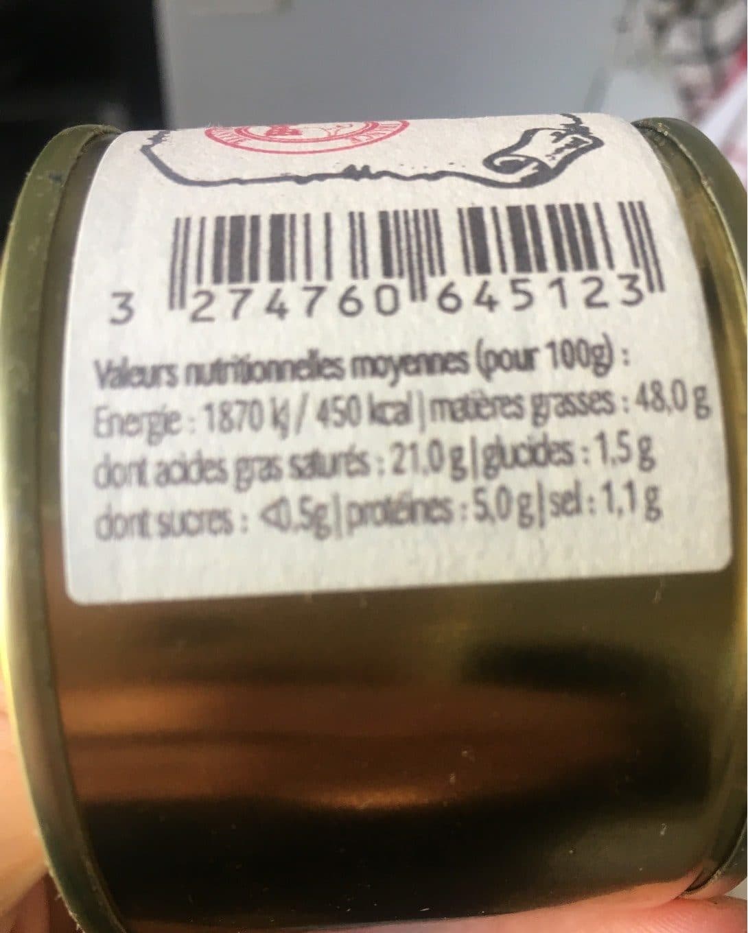 Ernest Soulard Bloc de foie gras de canard packshot
