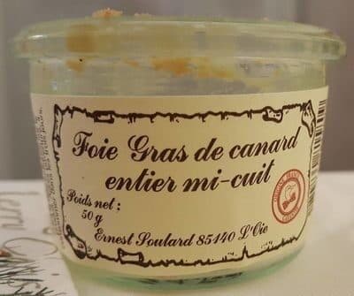 Ernest Soulard Foie gras de canard entier mi cuit packshot