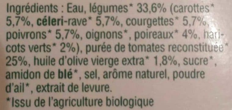 La Potagère Velouté de Légumes Saveurs du Sud packshot