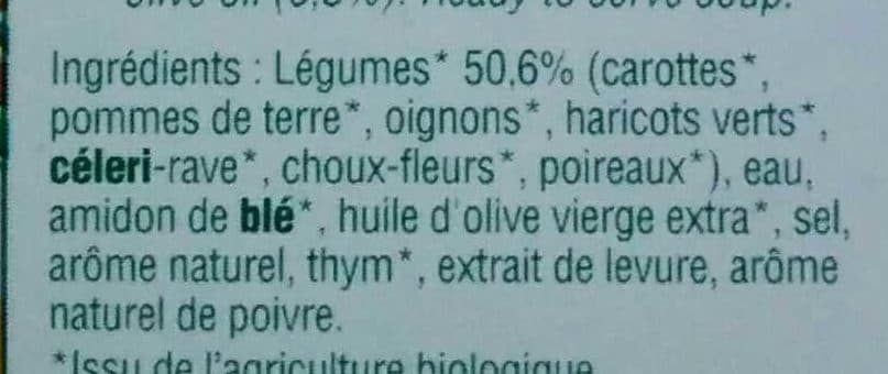 La Potagère Velouté de Légumes Variés packshot