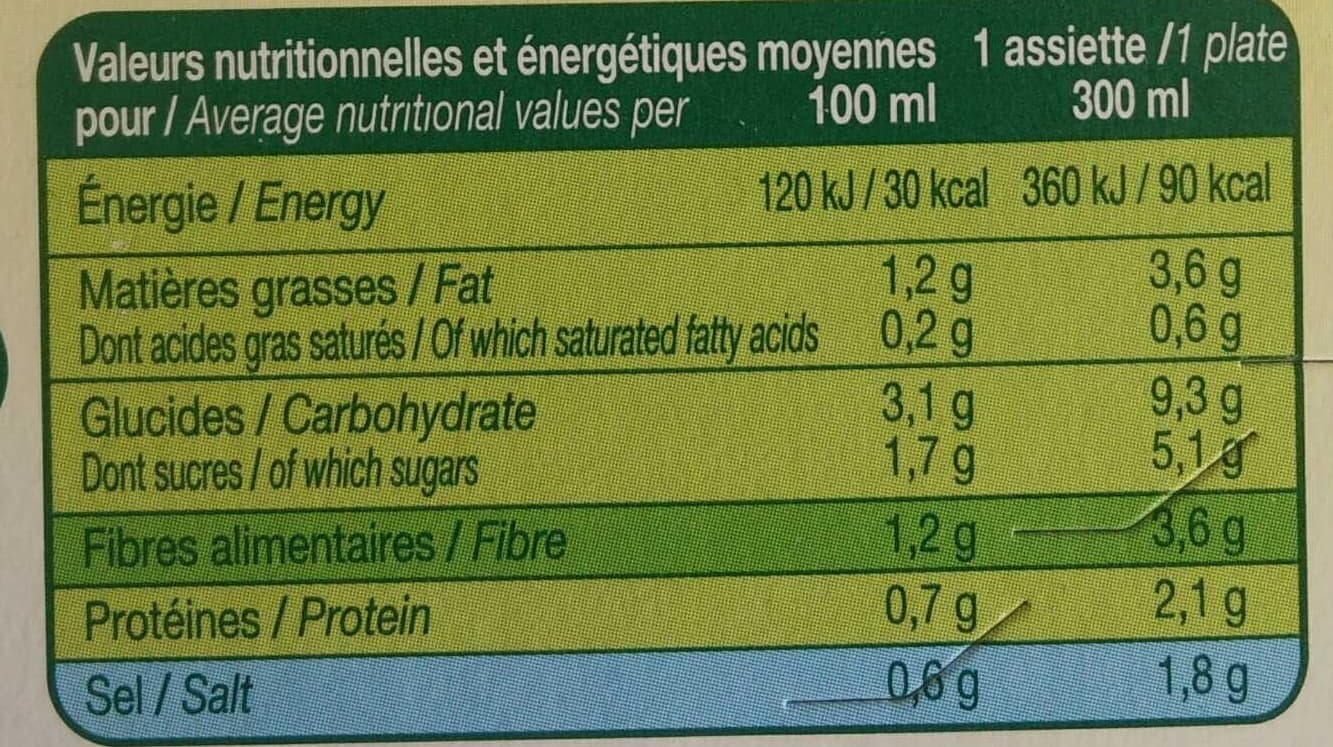 La Potagère Velouté de Courgettes au Basilic Bio packshot