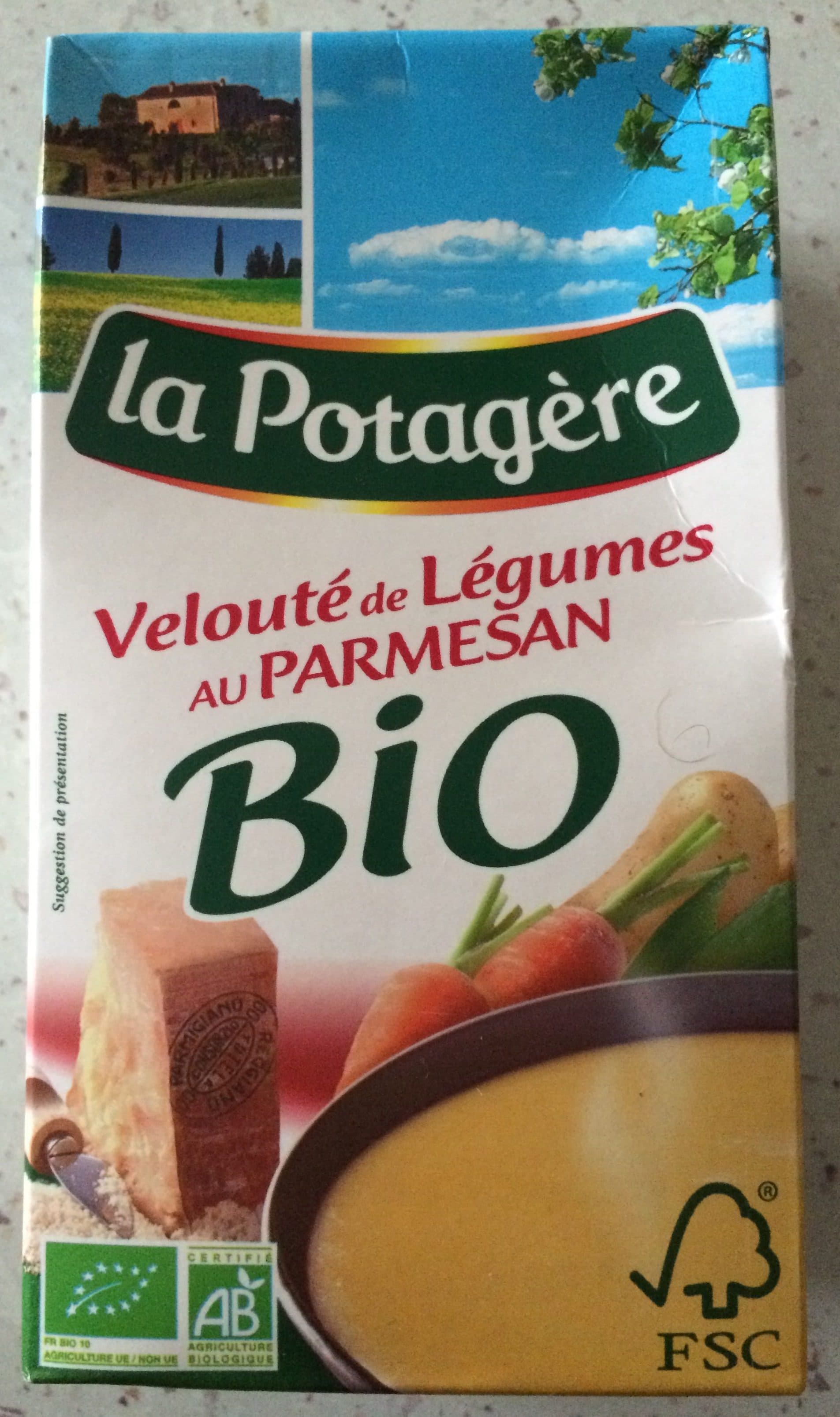 La Potagère Velouté de legumes au parmesan Bio packshot