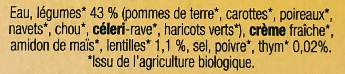 La Potagère Mouliné de légumes d hiver bio packshot