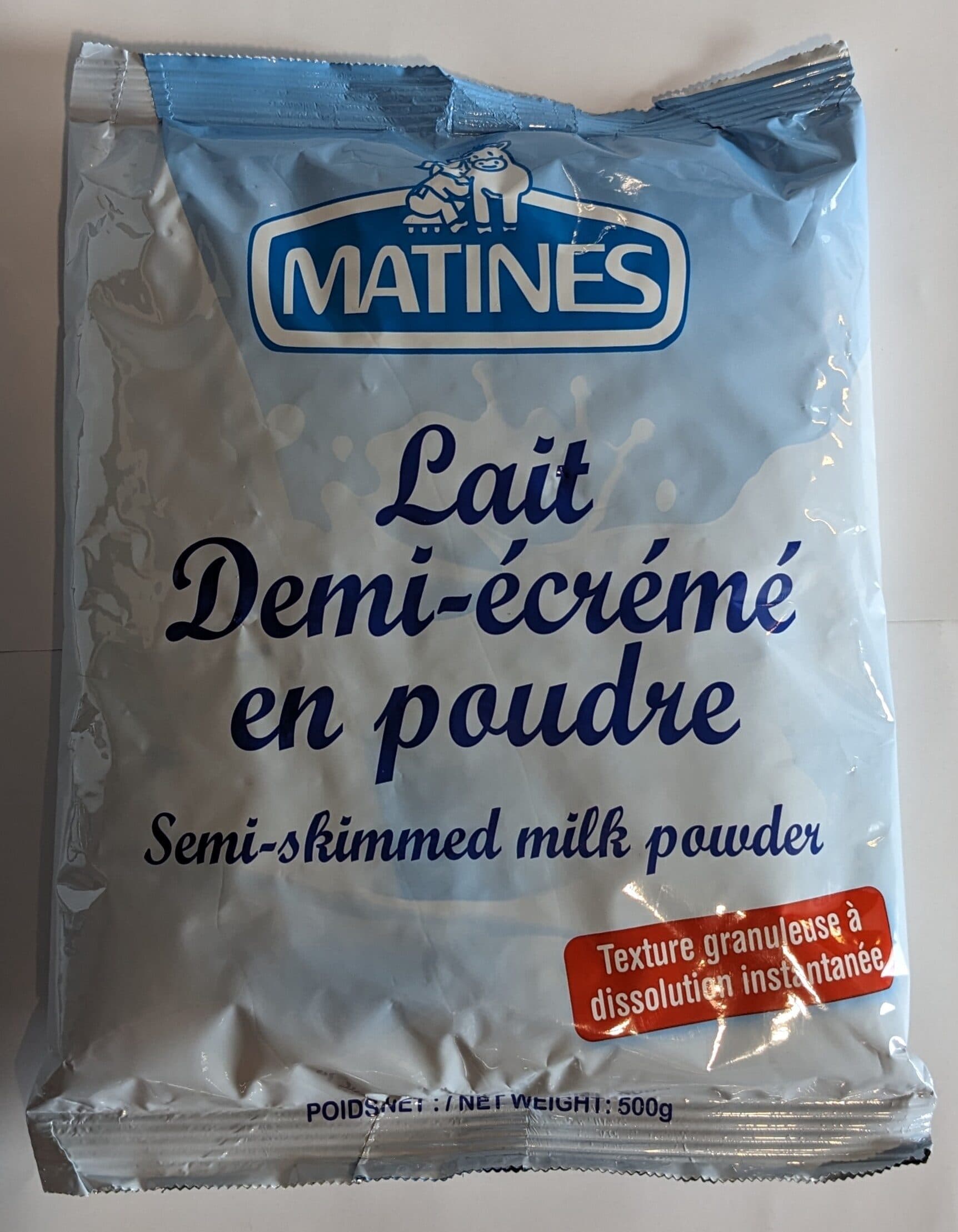 Matines Lait demi-écrémé en poudre packshot