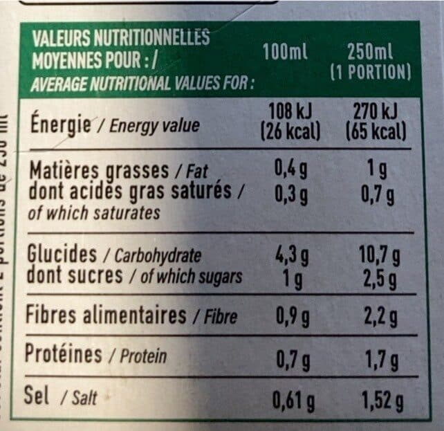La Potagère Velouté de poireaux, pommes de terre & persil packshot