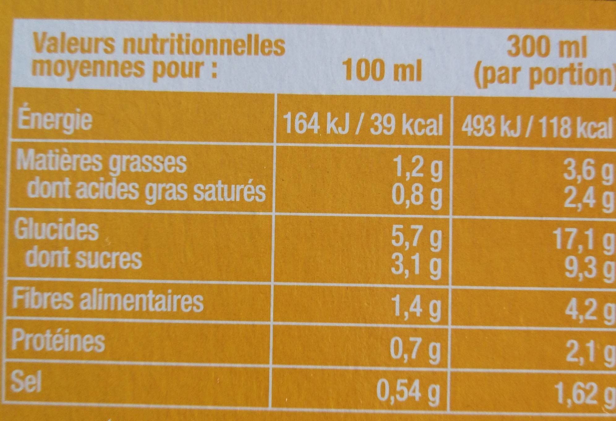 La Potagère Soupe carottes miel et thym packshot