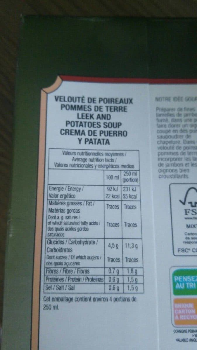 Sill Brik 1L Veloute Poireau / Pommes De Terre Sill packshot