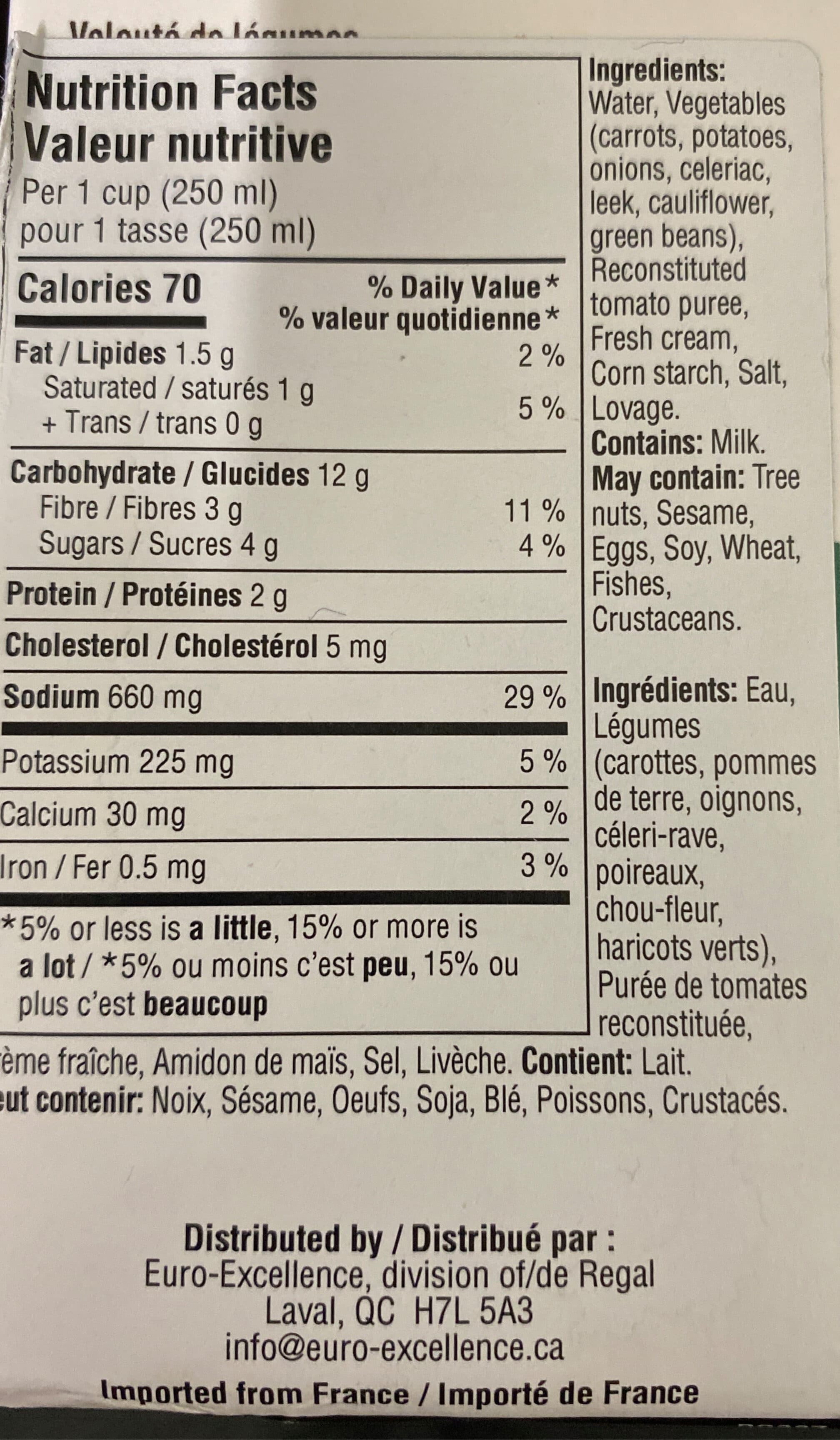 La Potagère 7 Vegetable Creamy Soup packshot