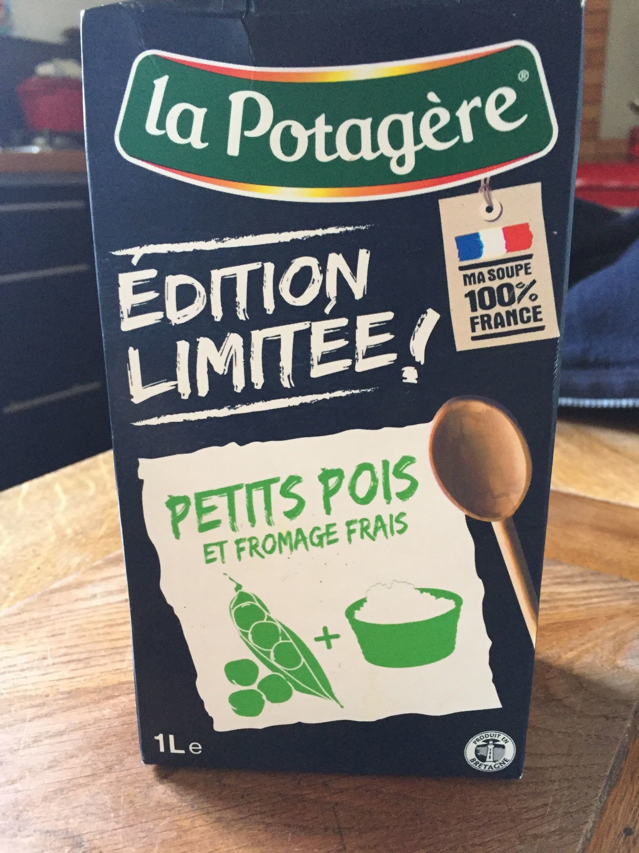 La potagère Soupe petits pois et fromage frais edition limitee la potagere packshot
