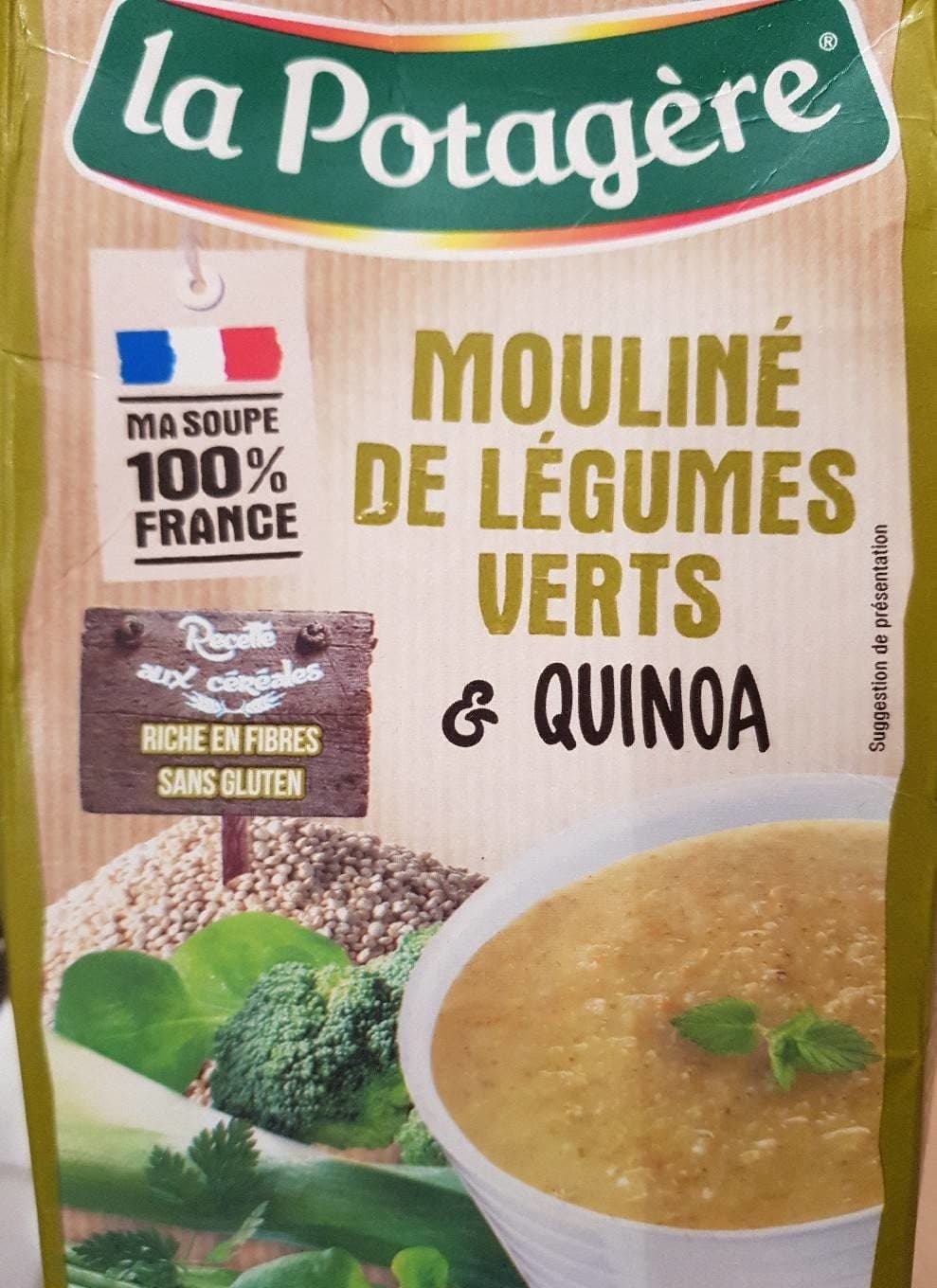 La potagere Mouliné de légumes verts & quinoa packshot