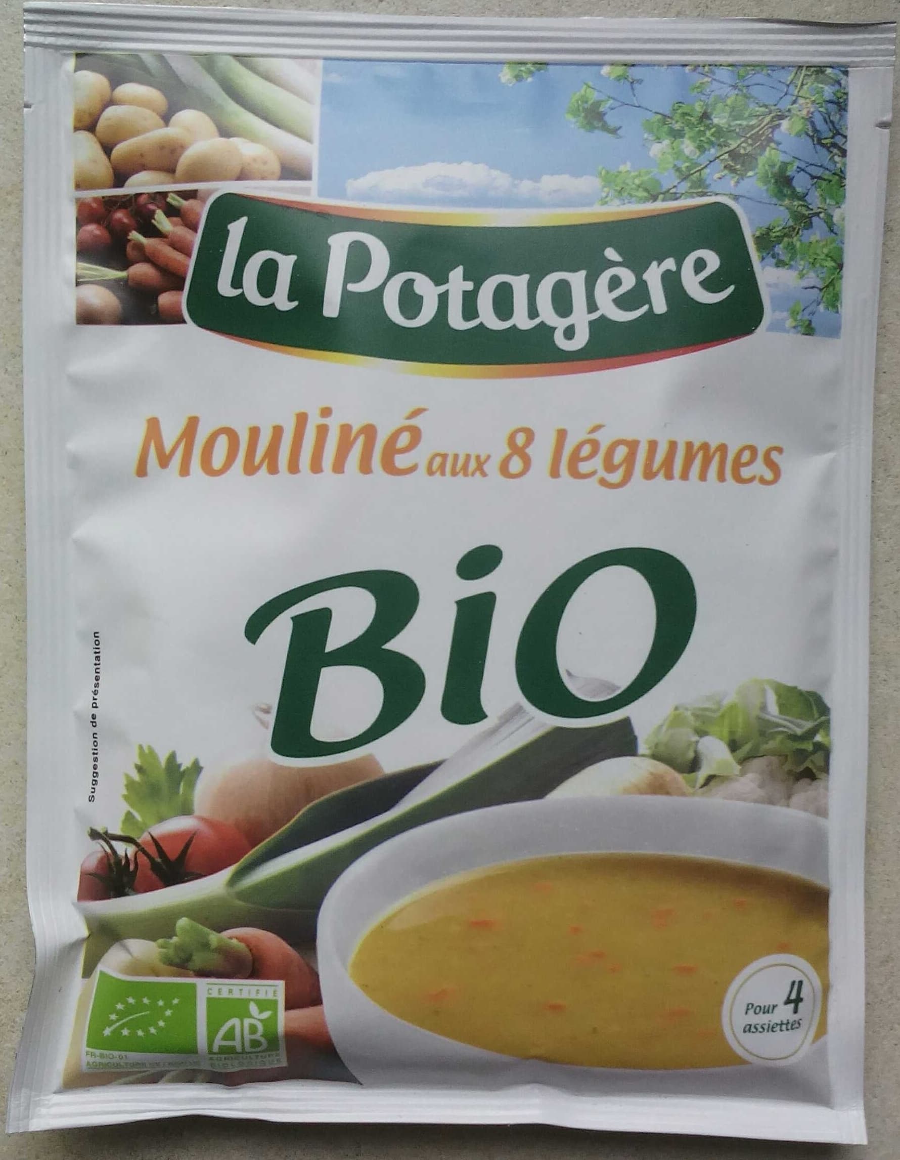 La Potagère Mouliné aux 8 légumes packshot