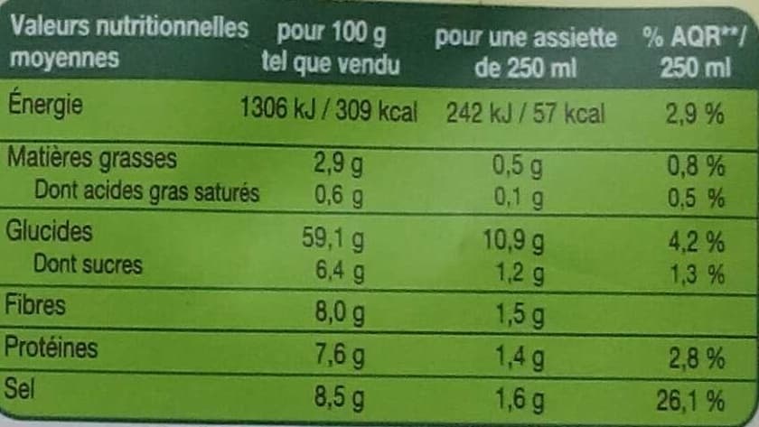 La Potagère Mouliné aux 8 légumes packshot