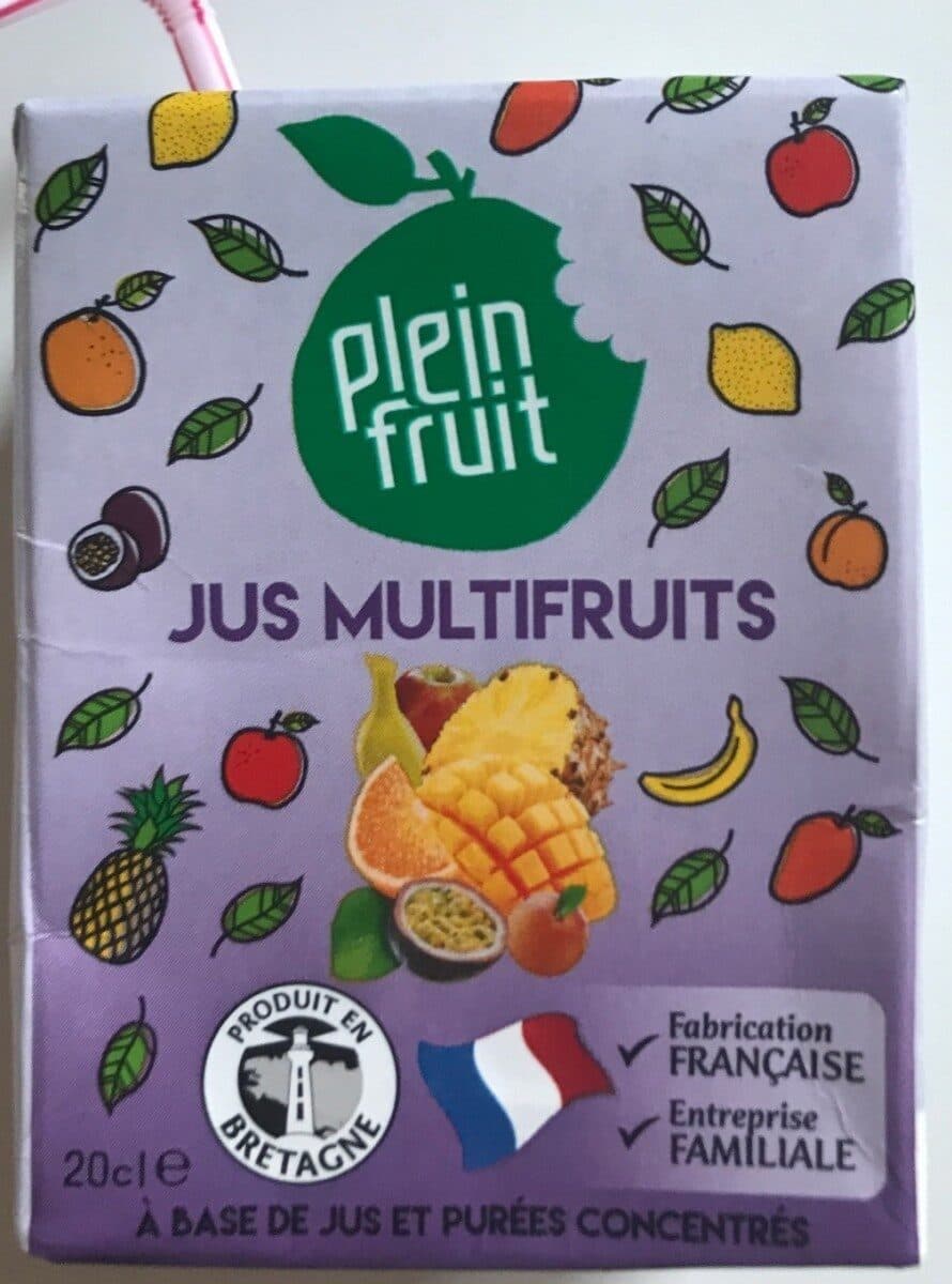 Plein Fruit Jus multifruit packshot