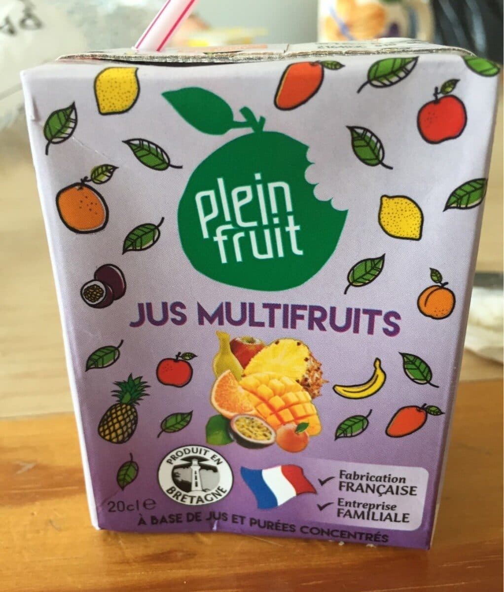 Plein Fruit Jus multifruit packshot